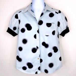 [Marc by Marc Jacobs] Women’s Small Blurred Dot Blouse